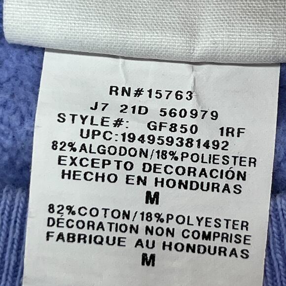 CHAMPION Sweatshirt Adult M REVERSE WEAVE Crewneck Fleece Y2K Pullover Blue - Picture 10 of 13